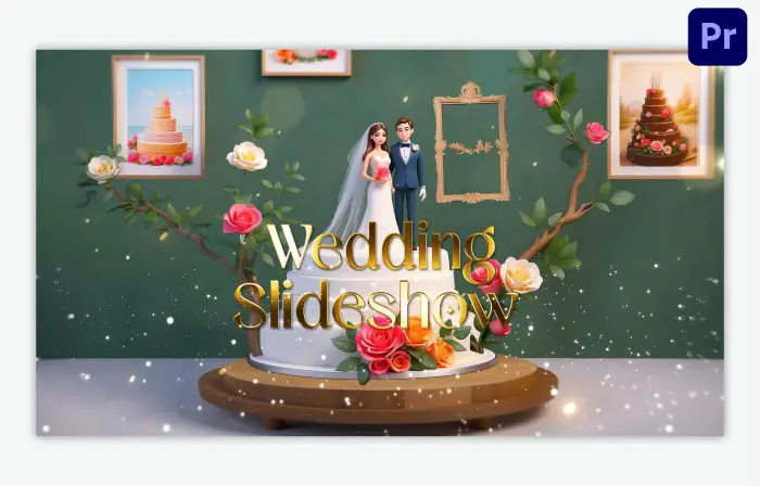 Exclusive Wedding Memories 3D Photo Frame Slideshow